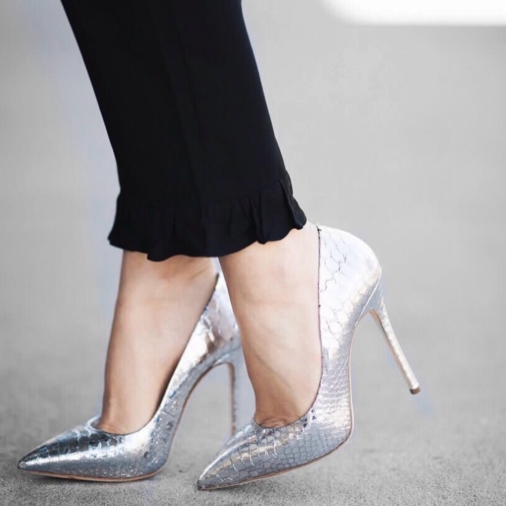 Giuseppe Zanotti metallic heels
